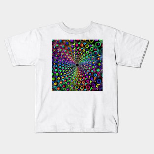 Psychedelic Wormhole Kids T-Shirt